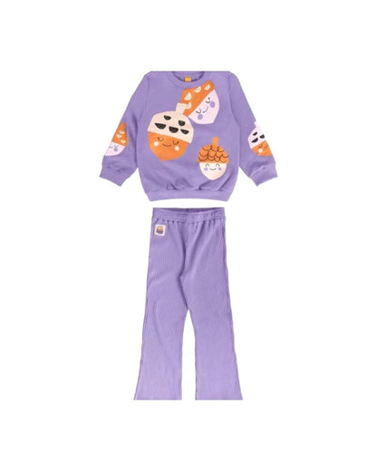 Três e JáTrês e Já Ensemble Fille Violet