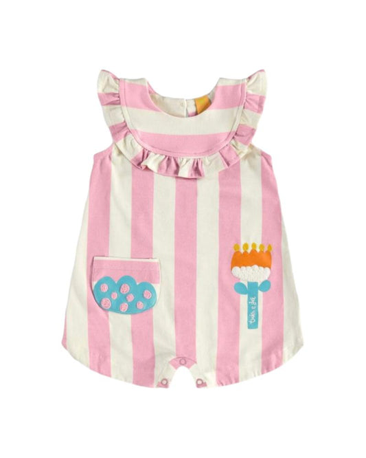 Três e JáTrês e Já Combinaison Fille Blanc