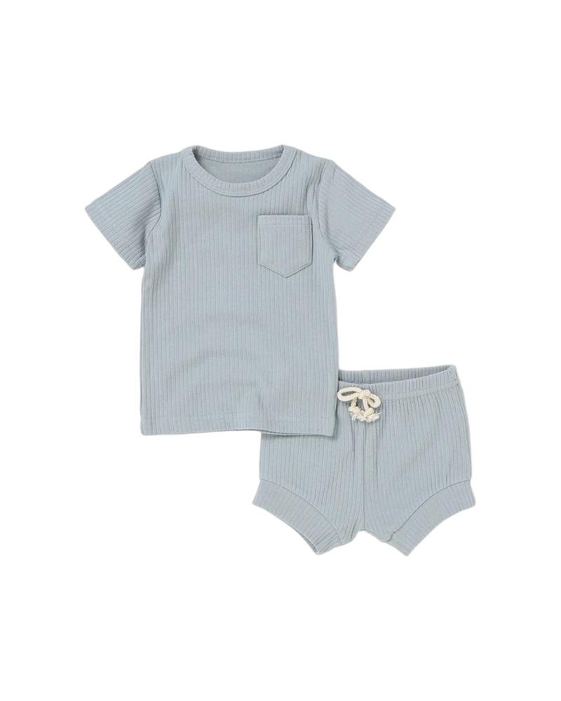 BurbabyBurbaby Ensemble Garçon Bleu