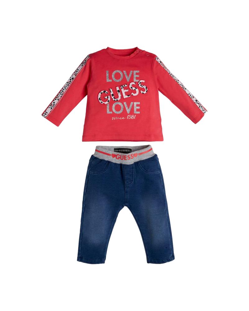 GuessGuess Ensemble Fille Rose
