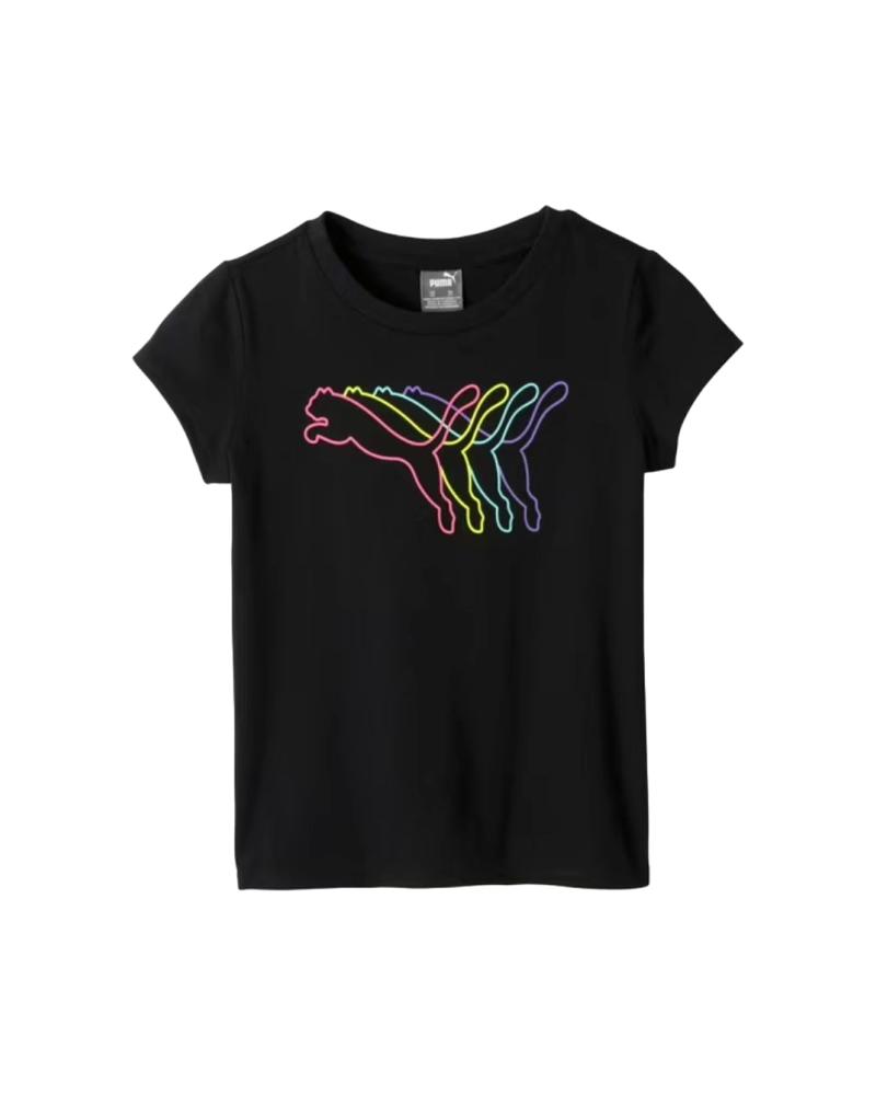 PumaPuma Tee-shirt Fille Noir