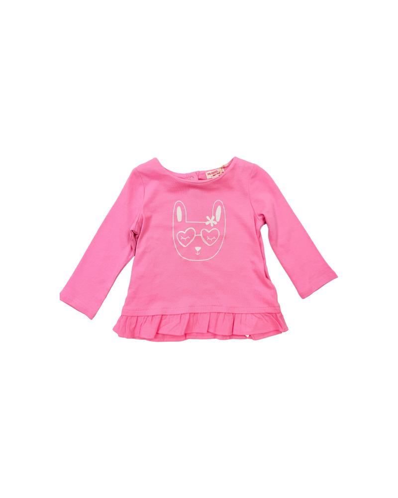 DPAMDPAM Tee-shirt Fille Rose