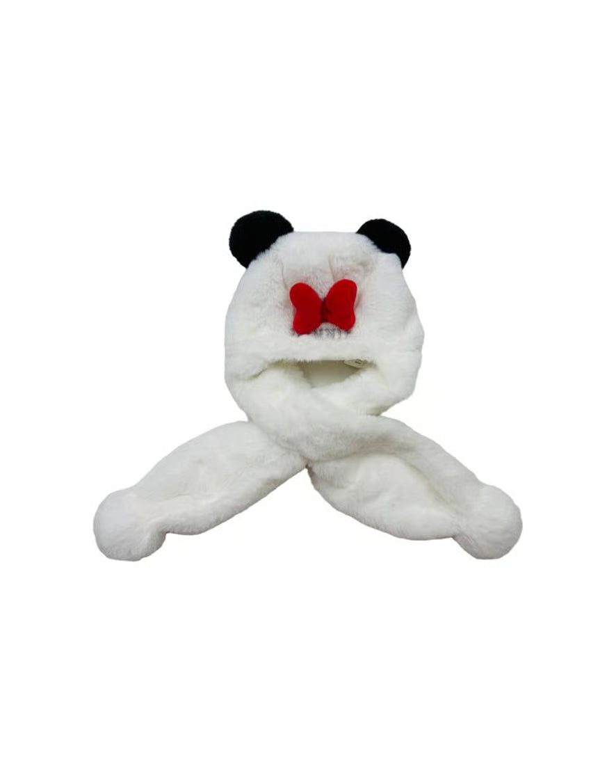 Tuque Minnie Mousse avec foulard intégré 38cm