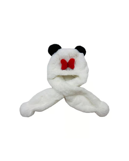 Tuque Minnie Mousse avec foulard intégré 38cm