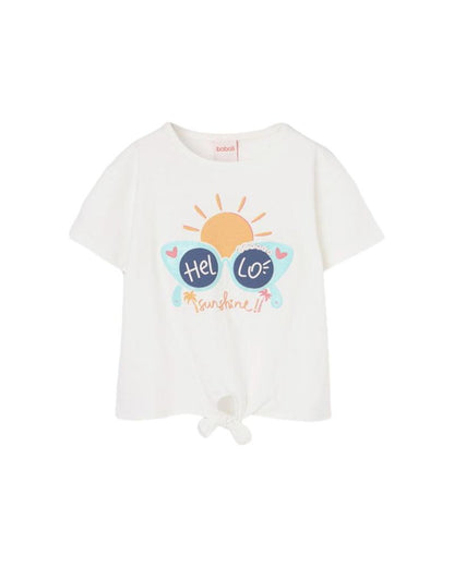 BoboliBoboli Tee-shirt Fille Blanc
