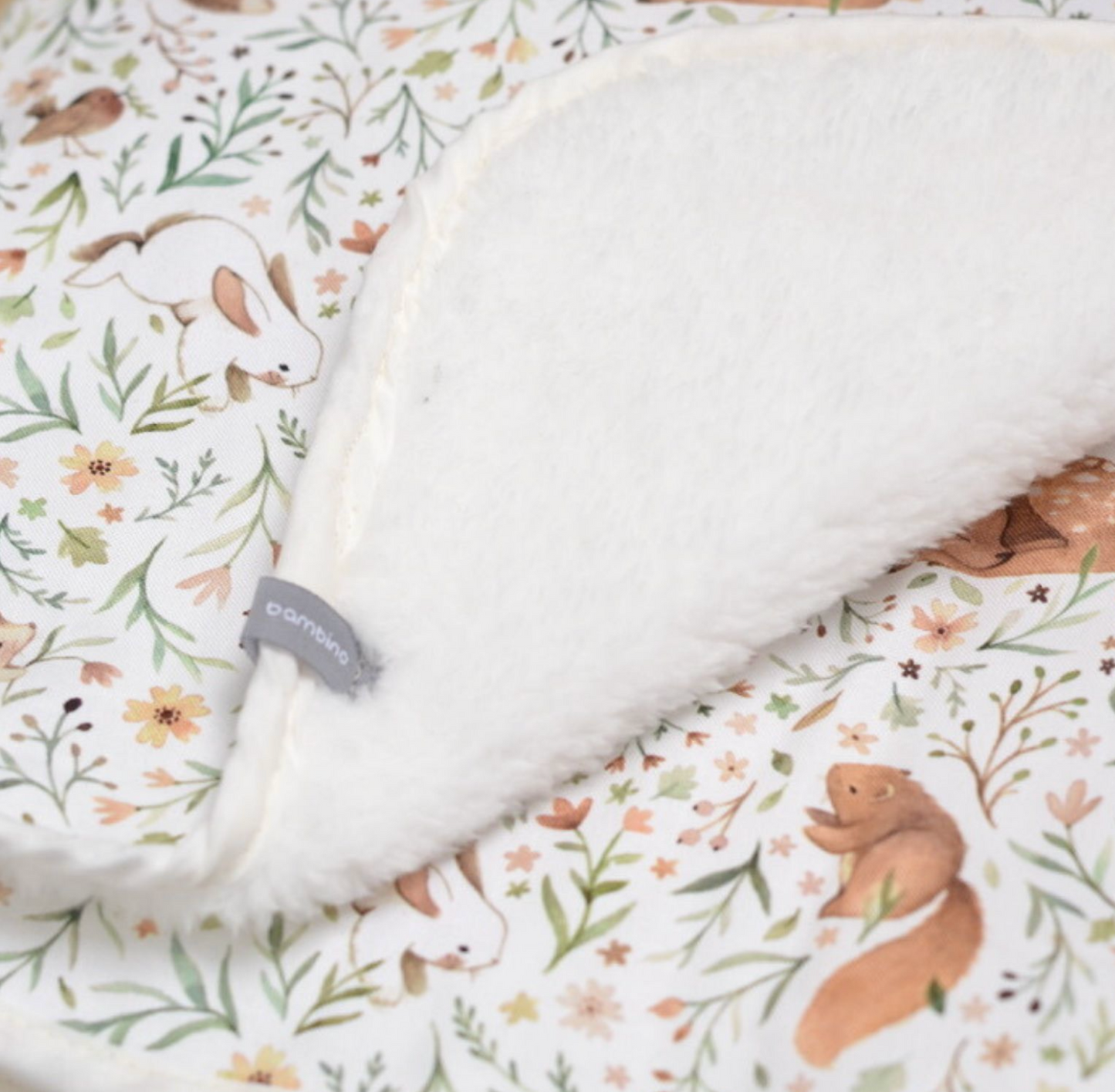Bundle Blanket fluffy + squirrel cotton