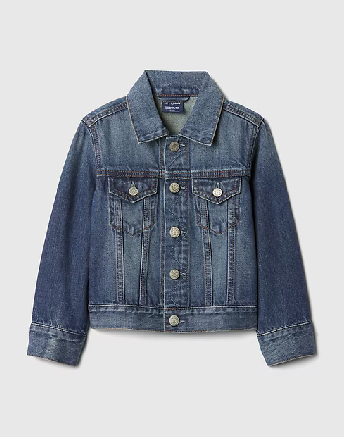 GAP Veste en jean Mickey Mousse