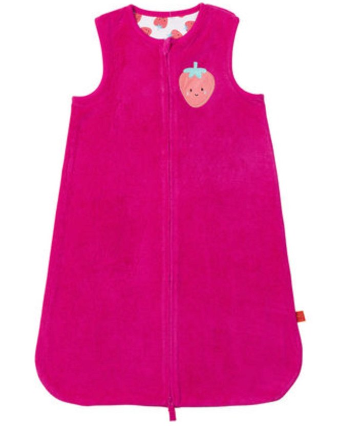 Dormeuse ratine fraise 0-6mois