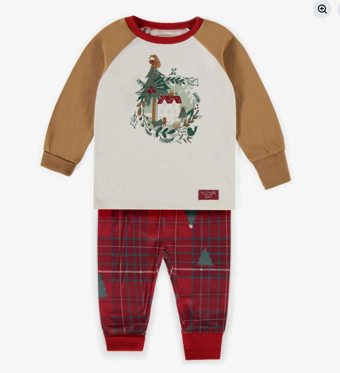 Souris Mini Pyjama Noël