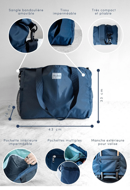 Famille on the GO  Sac de voyage multifonction NOIR