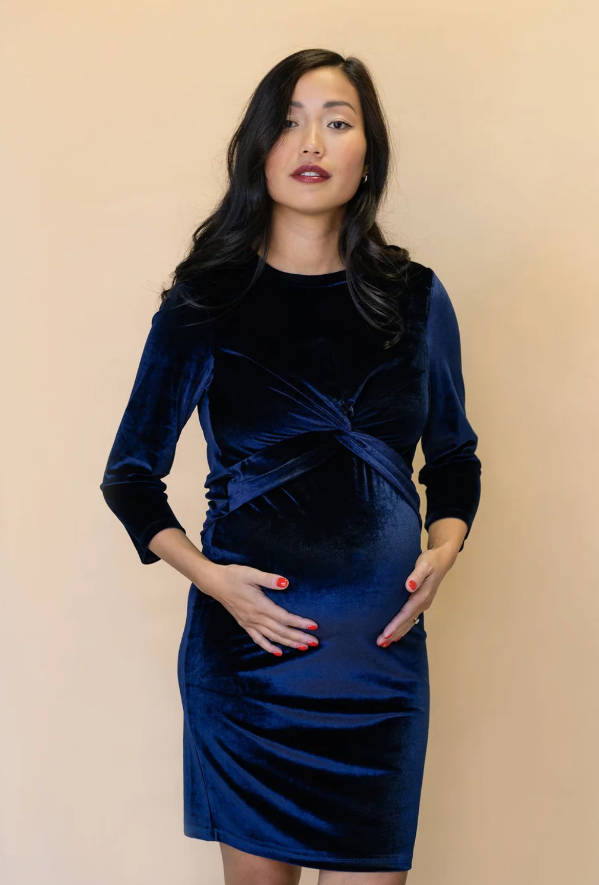 Rose Maternité Robe chic